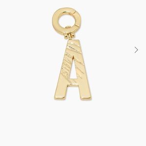 Gorjana “A” Charm - New